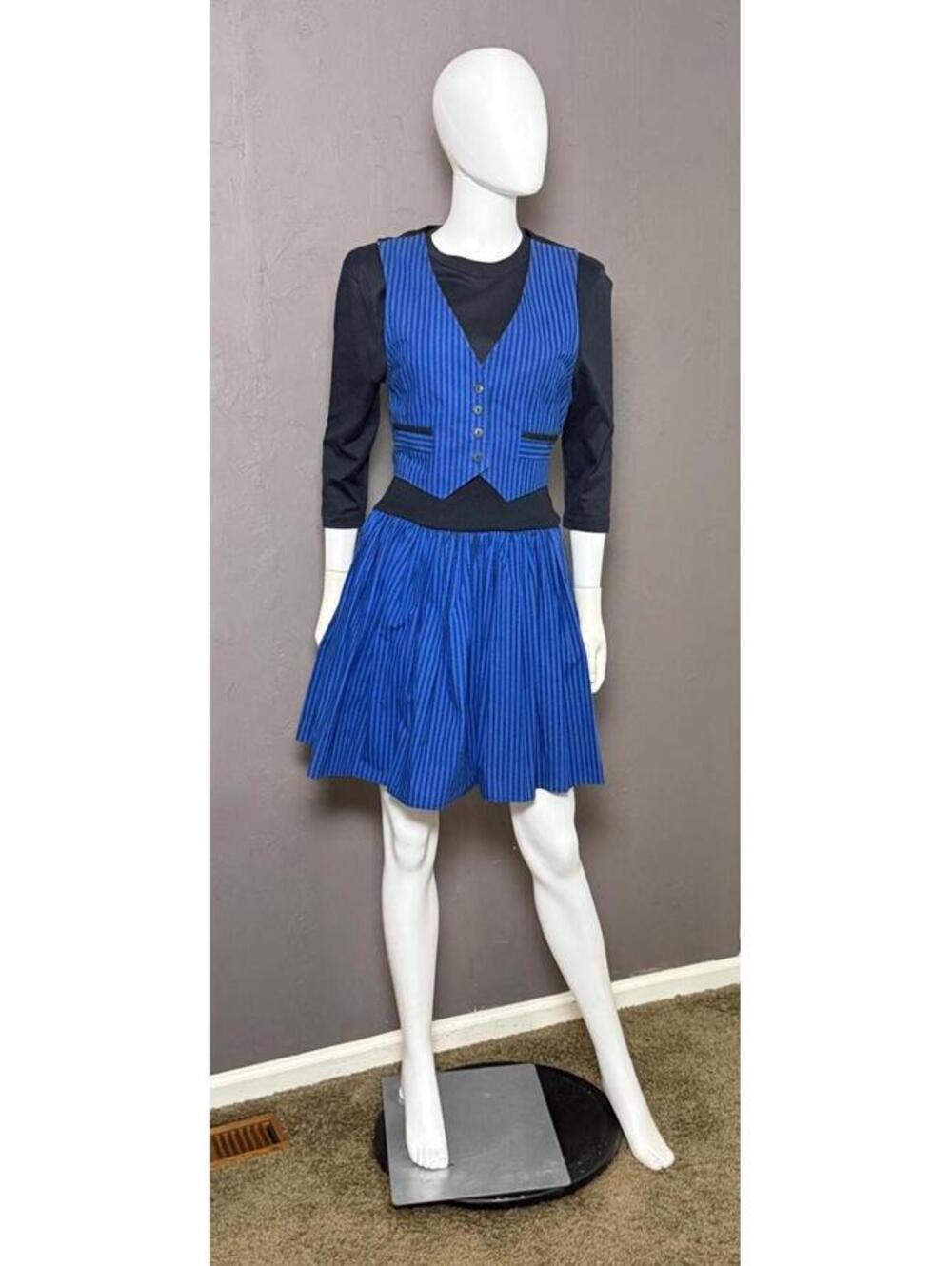 1980's Mini-Dress and Vest Set size S-M 80's Valley Girl Dress from Byer Too!